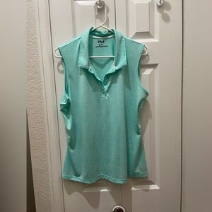 Fila Women's polo Sleeveless Tee - Light Green
Like new
